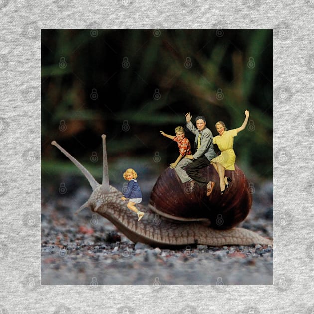Snail-mobile ride by PeggieLynneCollage